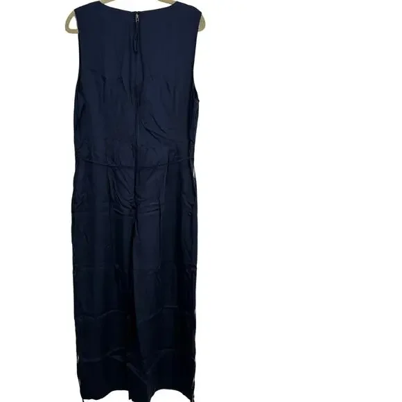 NWT Ettitude Sateen Jumpsuit - Ocean - XL - Picture 2 of 5